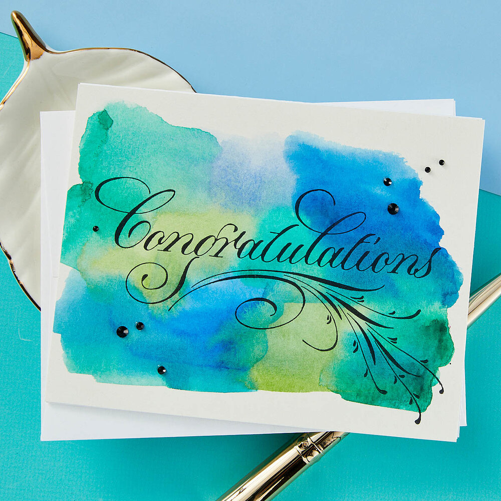 Spellbinders Copperplate Congratulations Press Plate (BP-099) (DISCONTINUED) Spellbinders Copperplate Congratulations Press Plate (BP-099) (DISCONTINUED)