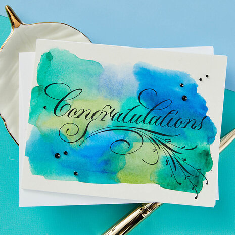 Spellbinders Copperplate Congratulations Press Plate (BP-099) (DISCONTINUED) Spellbinders Copperplate Congratulations Press Plate (BP-099) (DISCONTINUED)