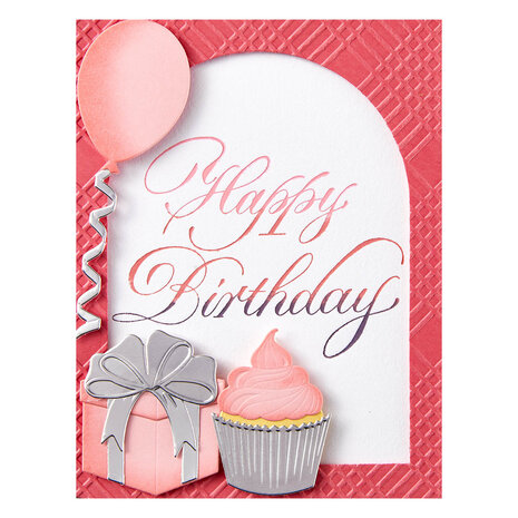Spellbinders Copperplate Happy Birthday Press Plate (BP-098) (DISCONTINUED) Spellbinders Copperplate Happy Birthday Press Plate (BP-098) (DISCONTINUED)