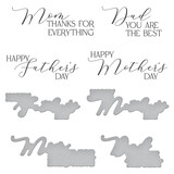 Spellbinders Mother's & Father's Day Sentiments Press Plate (BP-111) (DISCONTINUED) Spellbinders Mother's & Father's Day Sentiments Press Plate (BP-111) (DISCONTINUED)