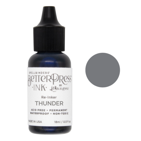Spellbinders BetterPress Ink Reinker Thunder (BPI-033) (DISCONTINUED) Spellbinders BetterPress Ink Reinker Thunder (BPI-033) (DISCONTINUED)
