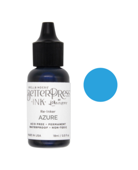 Spellbinders BetterPress Ink Reinker Azure (BPI-029) (DISCONTINUED) Spellbinders BetterPress Ink Reinker Azure (BPI-029) (DISCONTINUED)