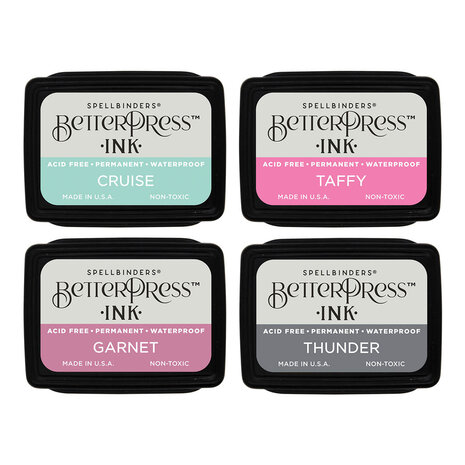 Spellbinders BetterPress Ink Jet Set Mini Set (4pcs) (BPI-023) Spellbinders BetterPress Ink Jet Set Mini Set (4pcs) (BPI-023)