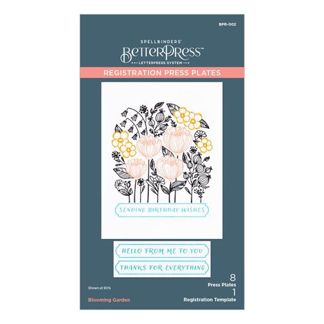 Spellbinders Blooming Garden Press Plates (BPR-002) (OUTLET) Spellbinders Blooming Garden Press Plates (BPR-002) (OUTLET)