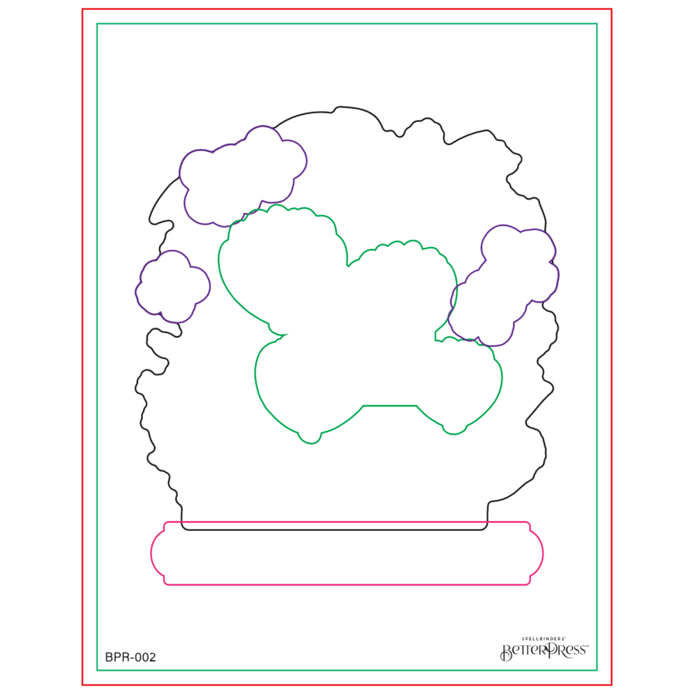 Spellbinders Blooming Garden Press Plates (BPR-002) (OUTLET) Spellbinders Blooming Garden Press Plates (BPR-002) (OUTLET)