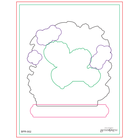 Spellbinders Blooming Garden Press Plates (BPR-002) (OUTLET) Spellbinders Blooming Garden Press Plates (BPR-002) (OUTLET)