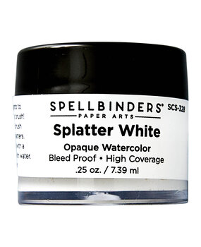 Spellbinders Splatter White Opaque Watercolor 0.25 oz (SCS-328)