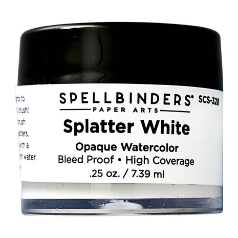 Spellbinders Splatter White Opaque Watercolor 0.25 oz (SCS-328) Spellbinders Splatter White Opaque Watercolor 0.25 oz (SCS-328)