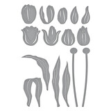 Spellbinders Tulip Trio Etched Dies (S6-234) (DISCONTINUED)