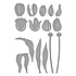 Tulip Trio Etched Dies (S6-234) Tulip Trio Etched Dies (S6-234)