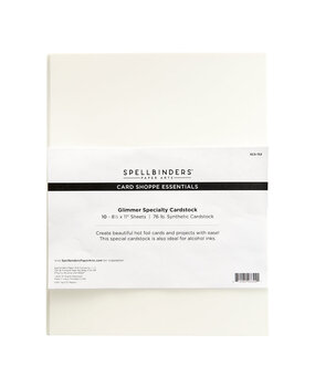Spellbinders Glimmer Specialty Cardstock 8.5x11 Inch (10pcs) (SCS-152)