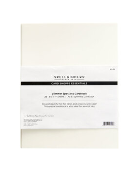 Spellbinders Glimmer Specialty Cardstock 8.5x11 Inch (25pcs) (SCS-153)