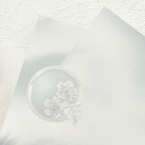 Spellbinders Mirror Silver Cardstock 8.5x11 Inch (10pcs) (SCS-124)