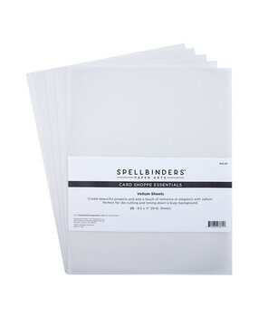Spellbinders Vellum Sheets 8.5x11 Inch (25pcs) (SCS-151)