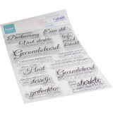 Marianne Design Clear Stamps Met oprechte deelneming NL (CS1164)