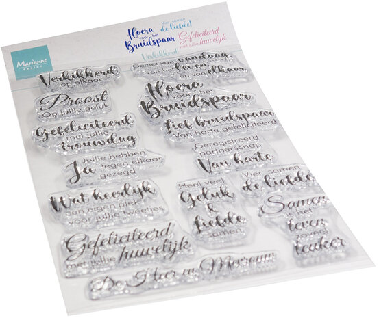 Marianne Design Clear Stamps Vier de Liefde NL (CS1165)