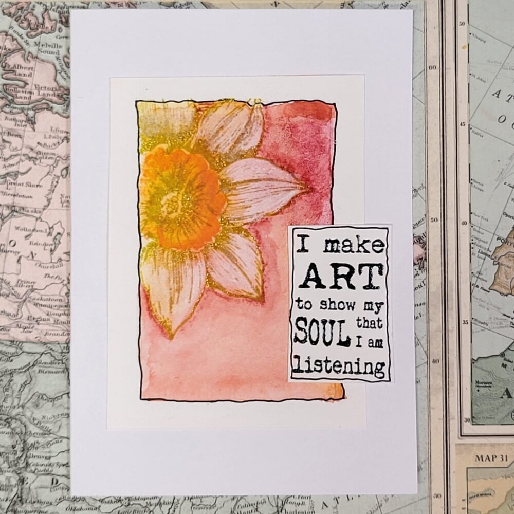 IndigoBlu Big Daffodil A6 Rubber Stamps (IND1270) (OUTLET) IndigoBlu Big Daffodil A6 Rubber Stamps (IND1270) (OUTLET)