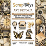 ScrapBoys Art Decoria 6x6 Inch Pop Up Paper Pad (SB-ARDE-11) (DISCONTINUED)