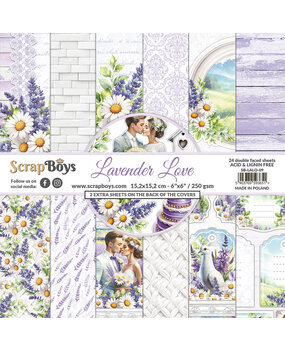 ScrapBoys Lavender Love 6x6 Inch Paper Pad (SB-LALO-09) (DISCONTINUED)