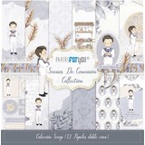 Papers For You Sueños De Comunión Niño Moreno Scrap Paper Pack (12pcs) (PFY-13425) (DISCONTINUED)