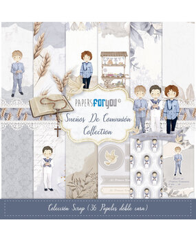 Papers For You Sueños De Comunión Niños Mini Scrap Paper Pack (36pcs) (PFY-13458) (DISCONTINUED)