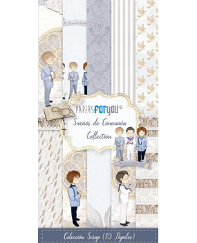 Papers For You Sueños De Comunión Niños Slim Scrap Paper Pack (14pcs) (PFY-13461) (DISCONTINUED)