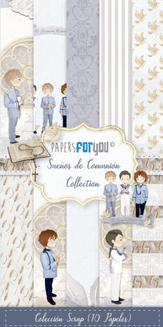 Papers For You Sueños De Comunión Niños Slim Scrap Paper Pack (14pcs) (PFY-13461) (DISCONTINUED) Papers For You Sueños De Comunión Niños Slim Scrap Paper Pack (14pcs) (PFY-13461) (DISCONTINUED)