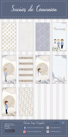 Papers For You Sueños De Comunión Niños Slim Scrap Paper Pack (14pcs) (PFY-13461) (DISCONTINUED) Papers For You Sueños De Comunión Niños Slim Scrap Paper Pack (14pcs) (PFY-13461) (DISCONTINUED)