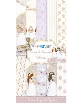 Papers For You Sueños De Comunión Niñas Slim Scrap Paper Pack (14pcs) (PFY-13459) (DISCONTINUED)