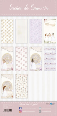 Papers For You Sueños De Comunión Niñas Slim Scrap Paper Pack (14pcs) (PFY-13459) (DISCONTINUED)