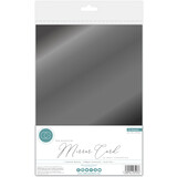 Craft Consortium The Essential Mirror Card A4 Gun Metal (10pcs) (CCEMC006)
