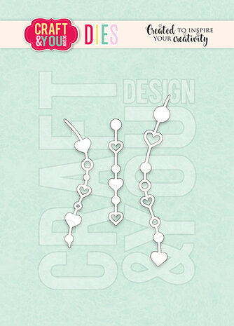 Craft & You Design Decorative Hanging Strips 1 Dies (CW283) (DISCONTINUED)