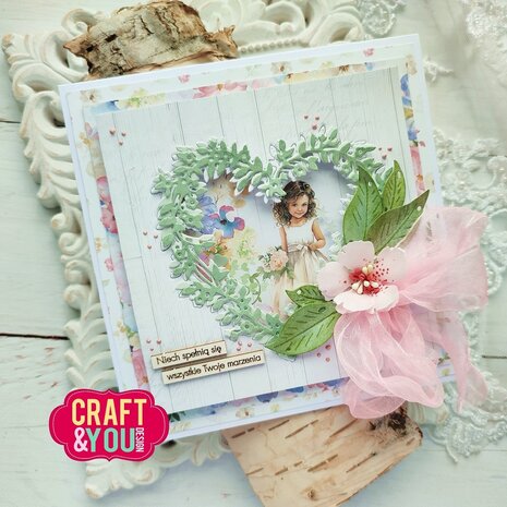 Craft & You Design Flowerheart Frame Dies (CW281) Craft & You Design Flowerheart Frame Dies (CW281)