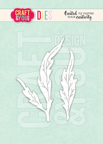 Craft & You Design Magda's Leaves 2 Dies (CW282)