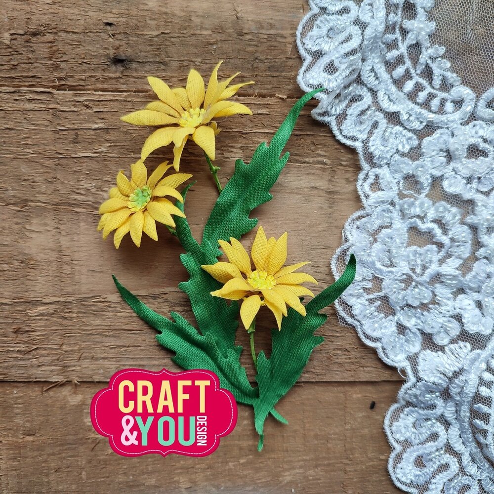 Craft & You Design Magda's Leaves 2 Dies (CW282)