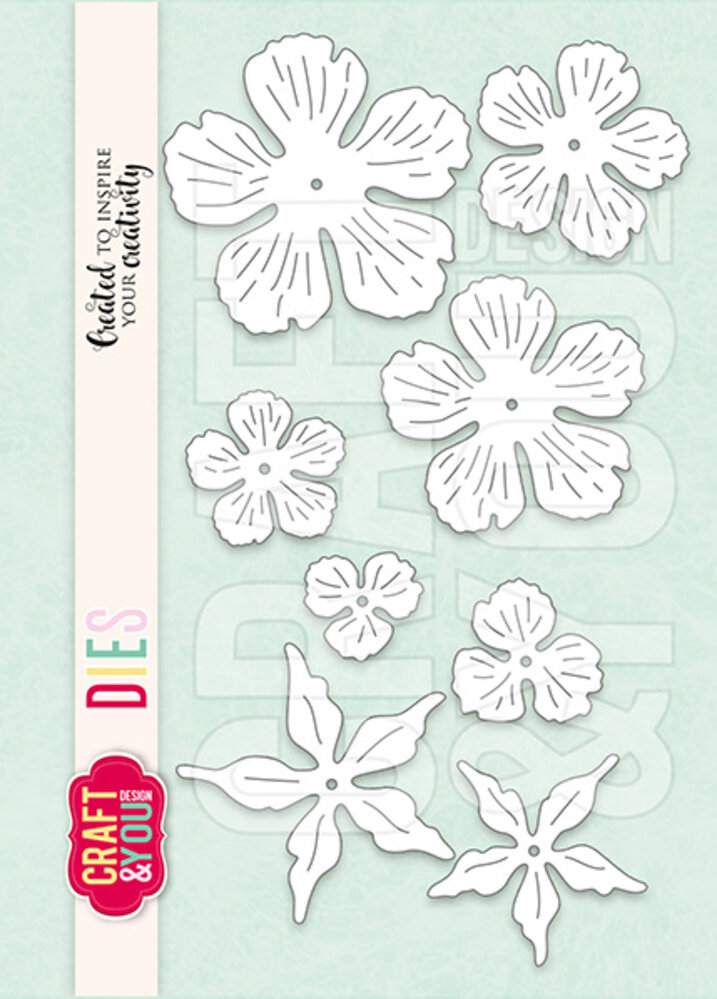 Craft & You Design Magda's Peony Dies (CW279) Craft & You Design Magda's Peony Dies (CW279)