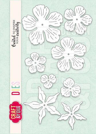 Craft & You Design Magda's Peony Dies (CW279) Craft & You Design Magda's Peony Dies (CW279)