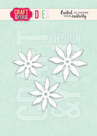 Craft & You Design Magda's Sunflower Dies (CW280) (DISCONTINUED)