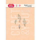 Craft & You Design Leaves Veins Stamps (CS037) (DISCONTINUED)