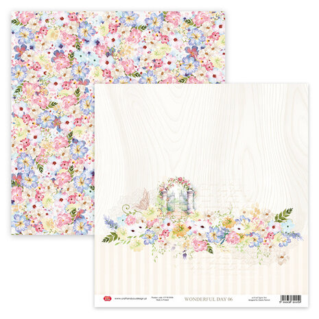 Craft & You Design Wonderful Day 12x12 Inch Paper Set 250gsm (12sheets) (CPS-WON30-12) (DISCONTINUED)