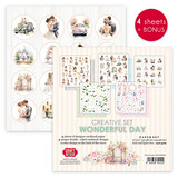 Craft & You Design Wonderful Day 12x12 Inch Creative Set 250gsm (4sheets) (CSET-WON-4) (DISCONTINUED)