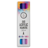 Art By Marlene Duo Acrylic Markers Purples - Soft Brush (ABM-ES-MARK29) (DISCONTINUED)