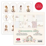 Craft & You Design Wonderful Day 12x12 Inch Paper Set 250gsm (6sheets) (CPS-WON30-6) (DISCONTINUED)