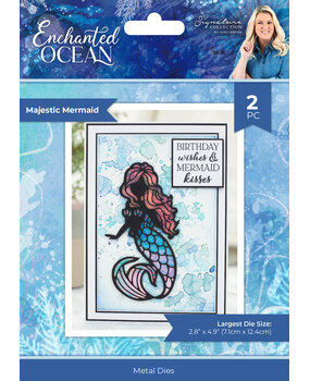 Crafter's Companion Enchanted Ocean Metal Die Majestic Mermaid (S-EO-MD-MAME) (DISCONTINUED)