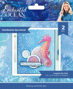 Crafter's Companion Enchanted Ocean Stamp & Die Handsome Sea Horse (S-EO-STD-HASH)