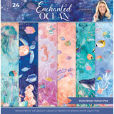 Crafter's Companion Enchanted Ocean 8x8 Inch Vellum Pad (S-EO-VELPAD8)