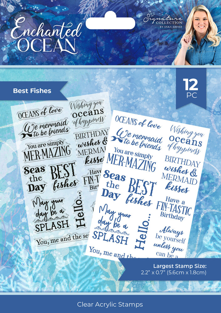 Crafter's Companion Enchanted Ocean Clear Stamp Best Fishes (S-EO-CA-ST-BEFI) (DISCONTINUED) Crafter's Companion Enchanted Ocean Clear Stamp Best Fishes (S-EO-CA-ST-BEFI) (DISCONTINUED)