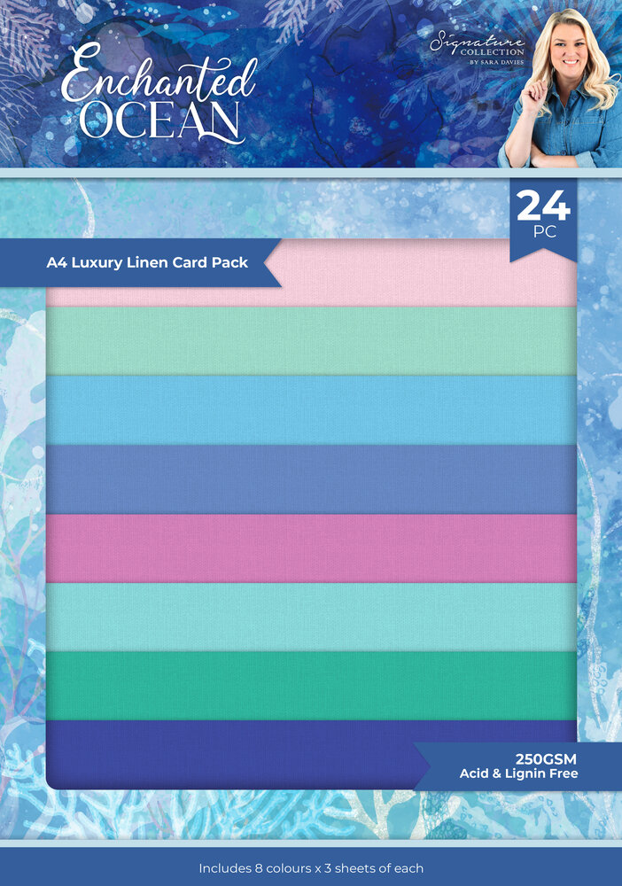 Crafter's Companion Enchanted Ocean A4 Luxury Linen Cardstock (S-EO-LINEN-A4) (DISCONTINUED) Crafter's Companion Enchanted Ocean A4 Luxury Linen Cardstock (S-EO-LINEN-A4) (DISCONTINUED)