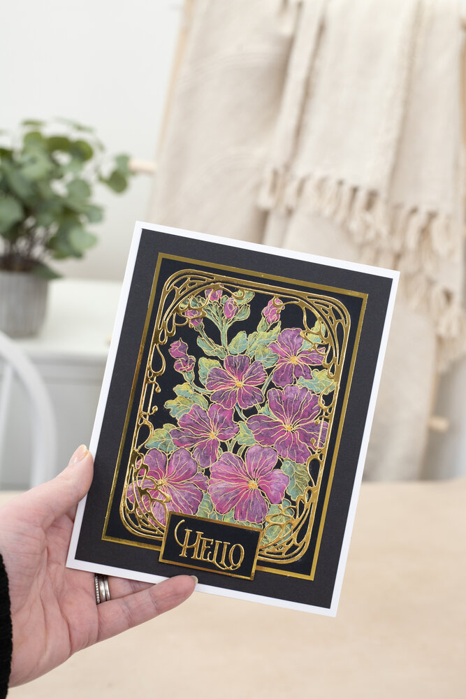 Crafter's Companion In the Frame Bold Florals Metal Die Art Nouveau Frame (SD-ITF-BF-MD-ANF) (DISCONTINUED)