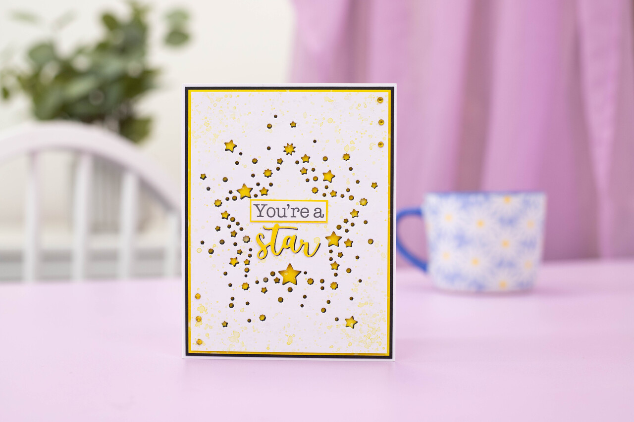 Crafter's Companion Confetti Cut In Dies Stamp & Die Shining Star (CC-STD-SHST) (DISCONTINUED) Crafter's Companion Confetti Cut In Dies Stamp & Die Shining Star (CC-STD-SHST) (DISCONTINUED)